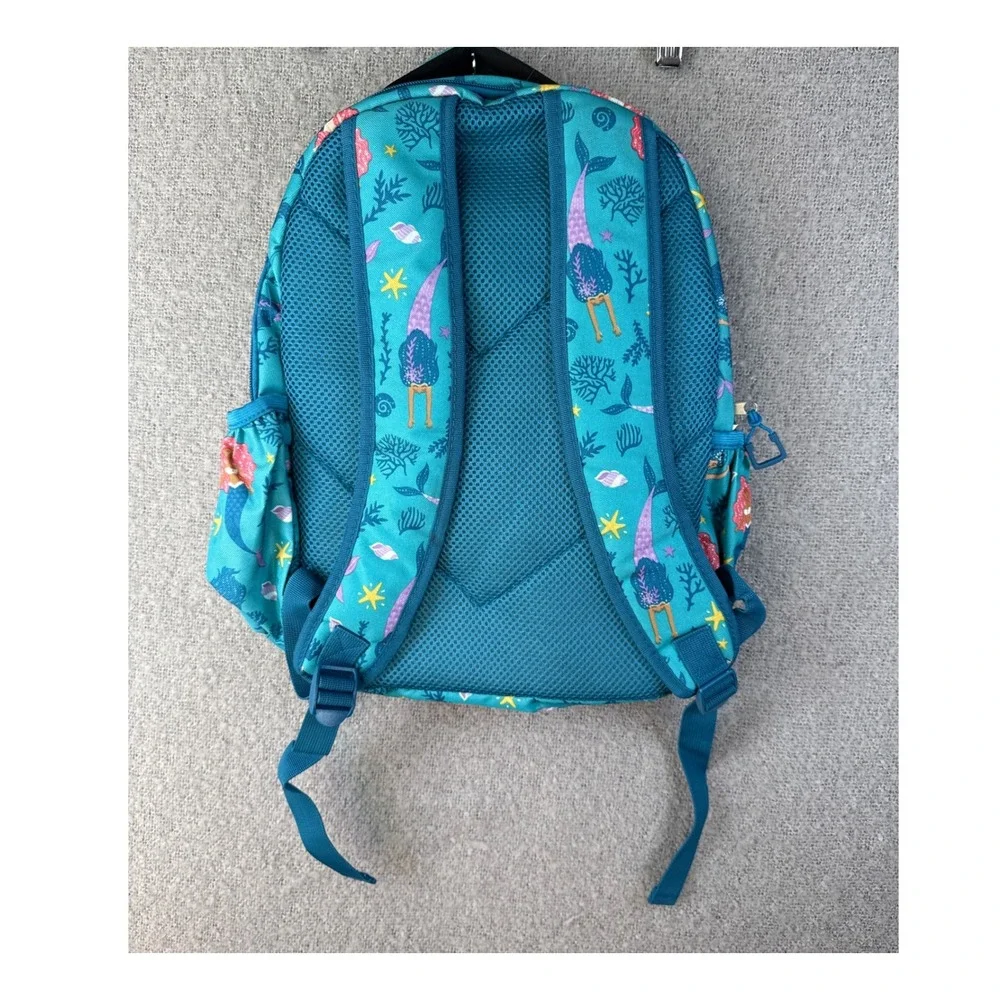 New Crckt Mermaid 3 Piece Backpack Lunch Kit Accessory Pouch Kids School Set NWT